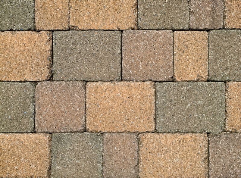 Modern brick paver design